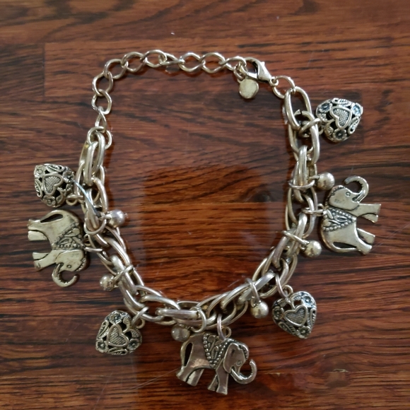 Estate Jewelry Vintage Elephant Good Luck Charm Bracelet Poshmark